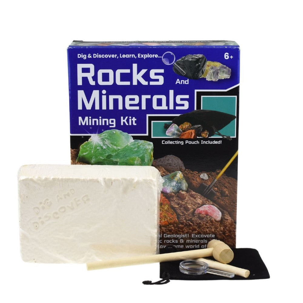 Kids DIY Rocks & Minerals Mining Kit