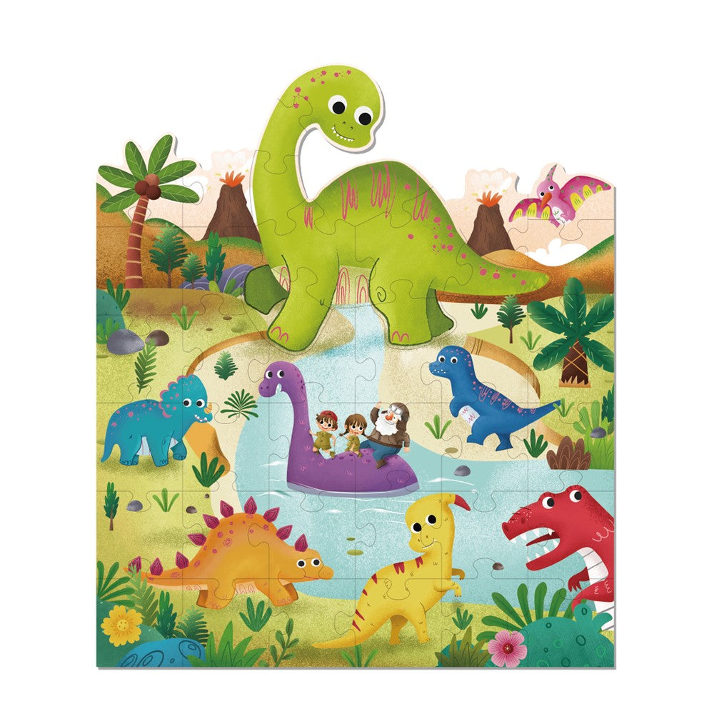 Kids Dinosaur Playground Jigsaw Floor Puzzle 40Pcs