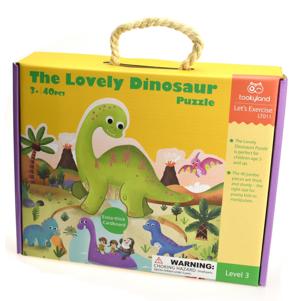 Kids Dinosaur Playground Jigsaw Floor Puzzle 40Pcs