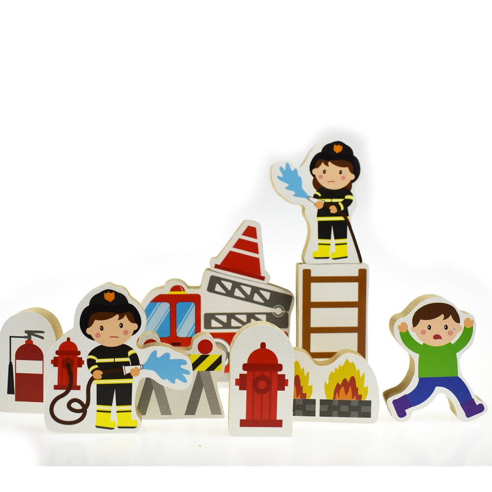 Kids Firs Station With Metal Latch Playset