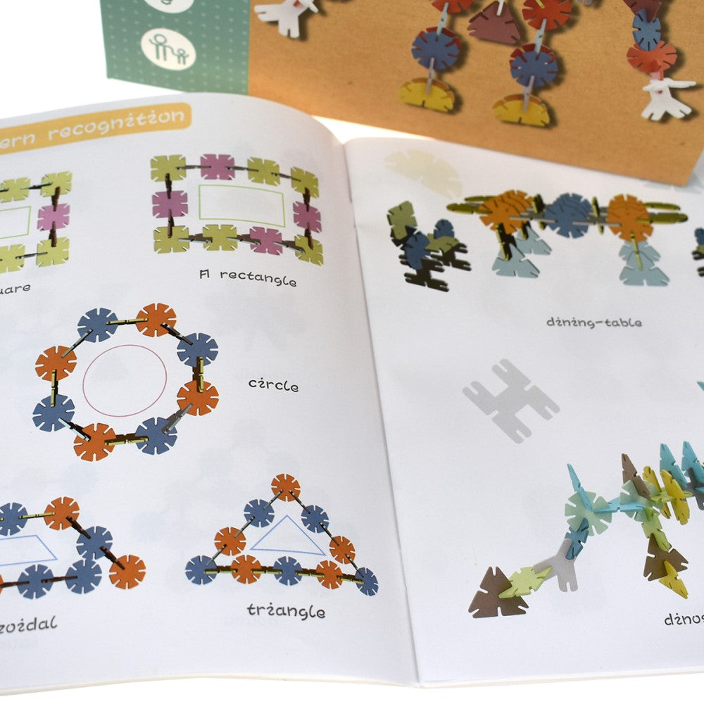 Kids Geometric Shapes Connecting Blocks Game