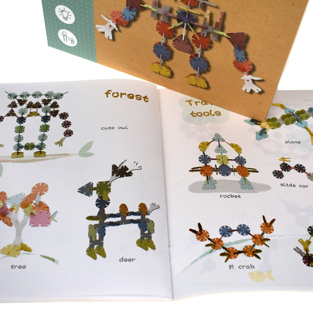 Kids Geometric Shapes Connecting Blocks Game