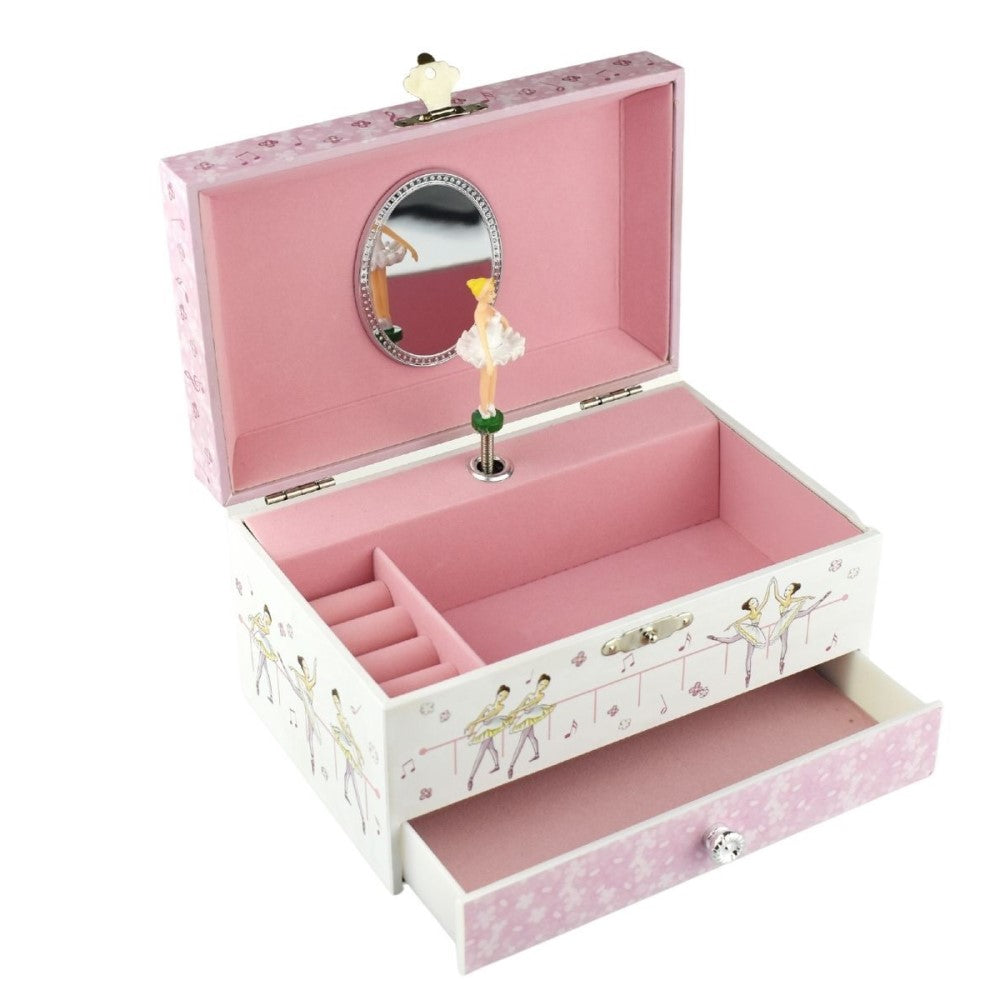 Ballet Shoe Kids Keepsake Music Box With Drawer