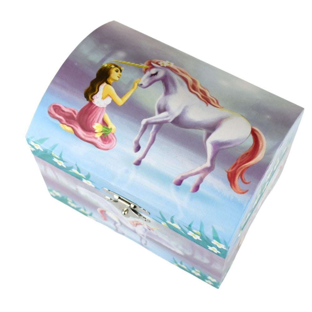 Princess & Unicorn Kids Dome Keepsake Music Box