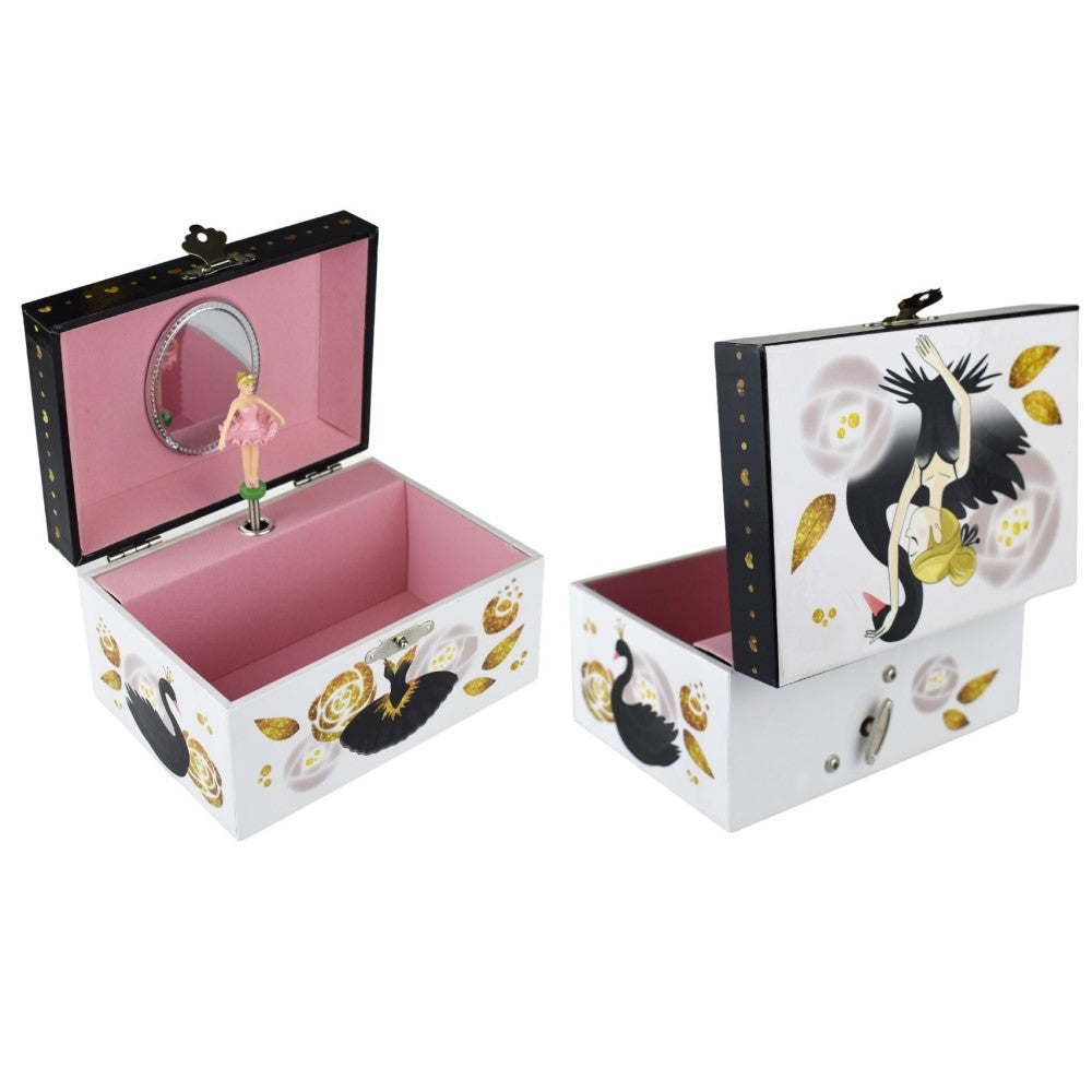 Midnight Ballerina & Swan Kids Keepsake Music Box