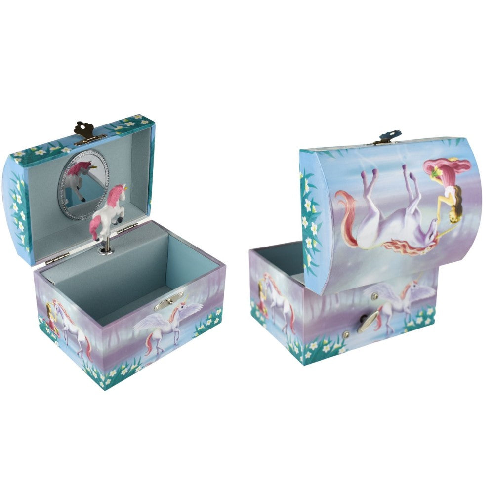 Princess & Unicorn Kids Dome Keepsake Music Box