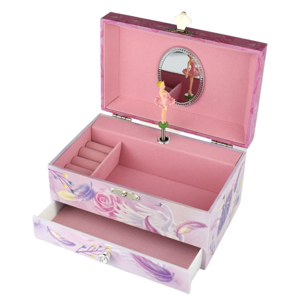 Dancing Ballerina Kids Keepsake Music Box With Drawer