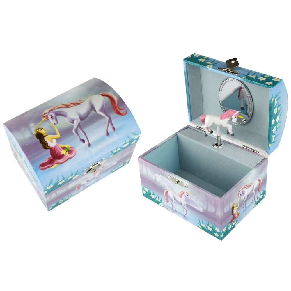 Princess & Unicorn Kids Dome Keepsake Music Box