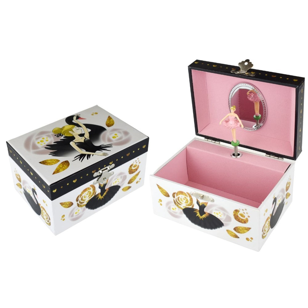 Midnight Ballerina & Swan Kids Keepsake Music Box
