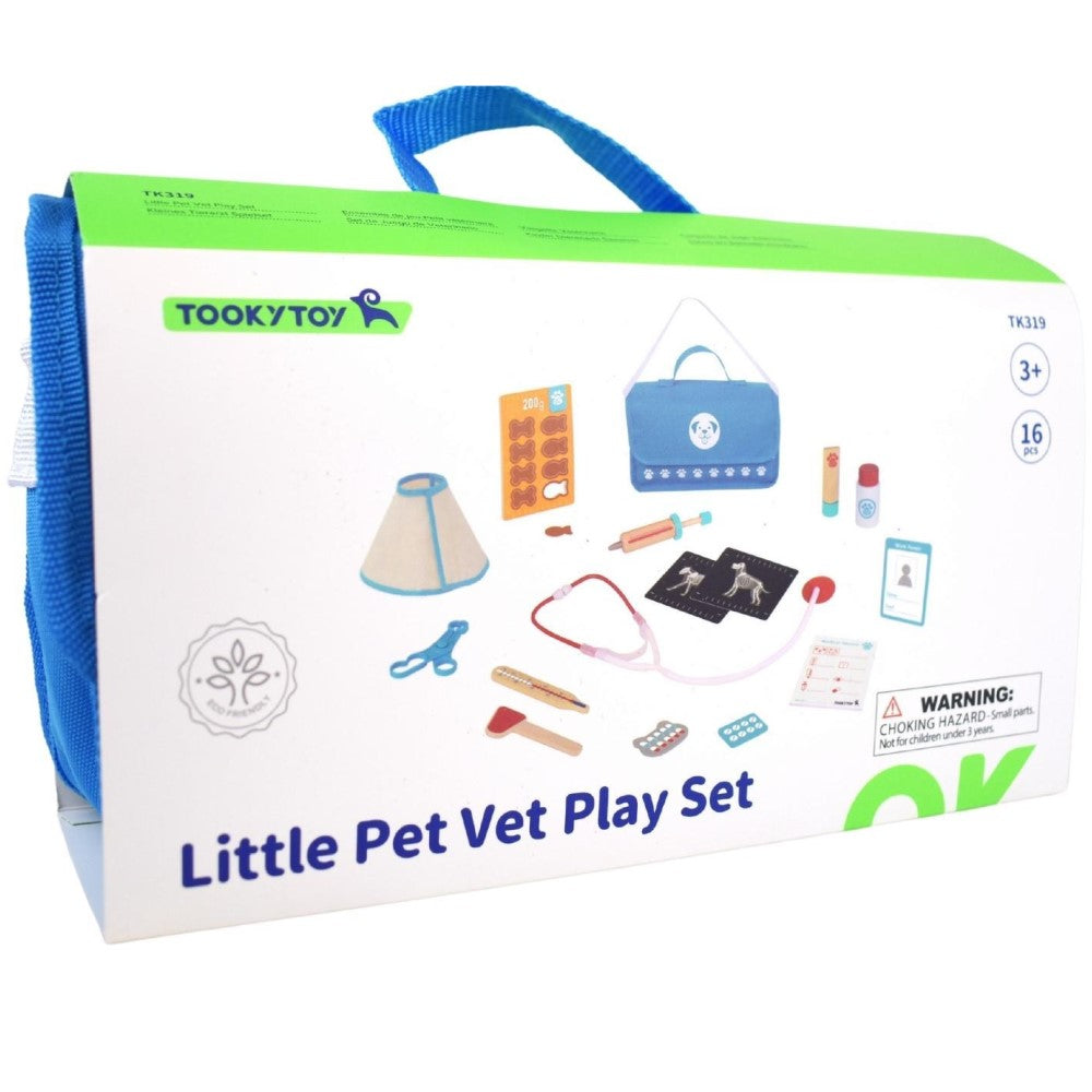 Kids Little Pet Vet Playset In Carry Bag