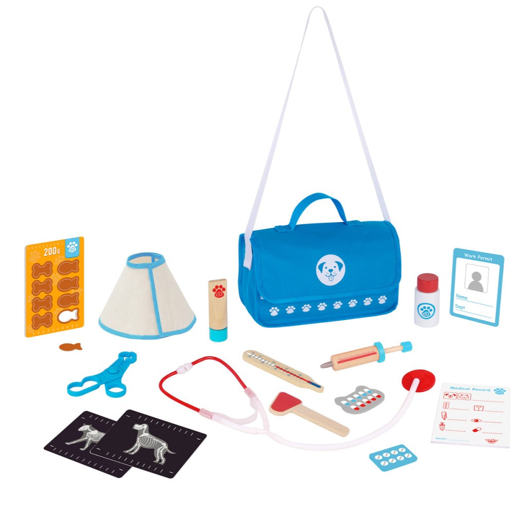 Kids Little Pet Vet Playset In Carry Bag
