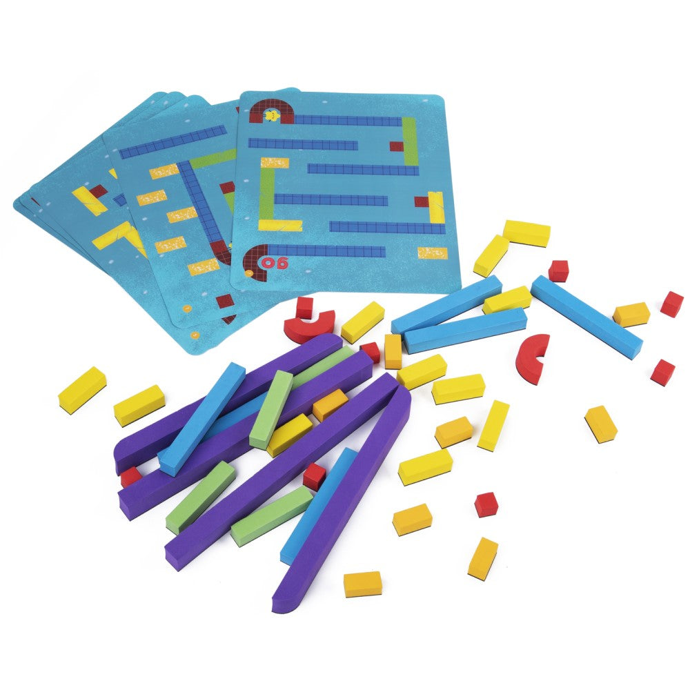 Kids Magnetic Maze Marble Run Kit Puzzle Game