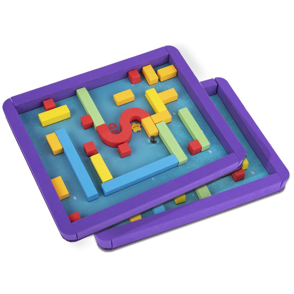Kids Magnetic Maze Marble Run Kit Puzzle Game