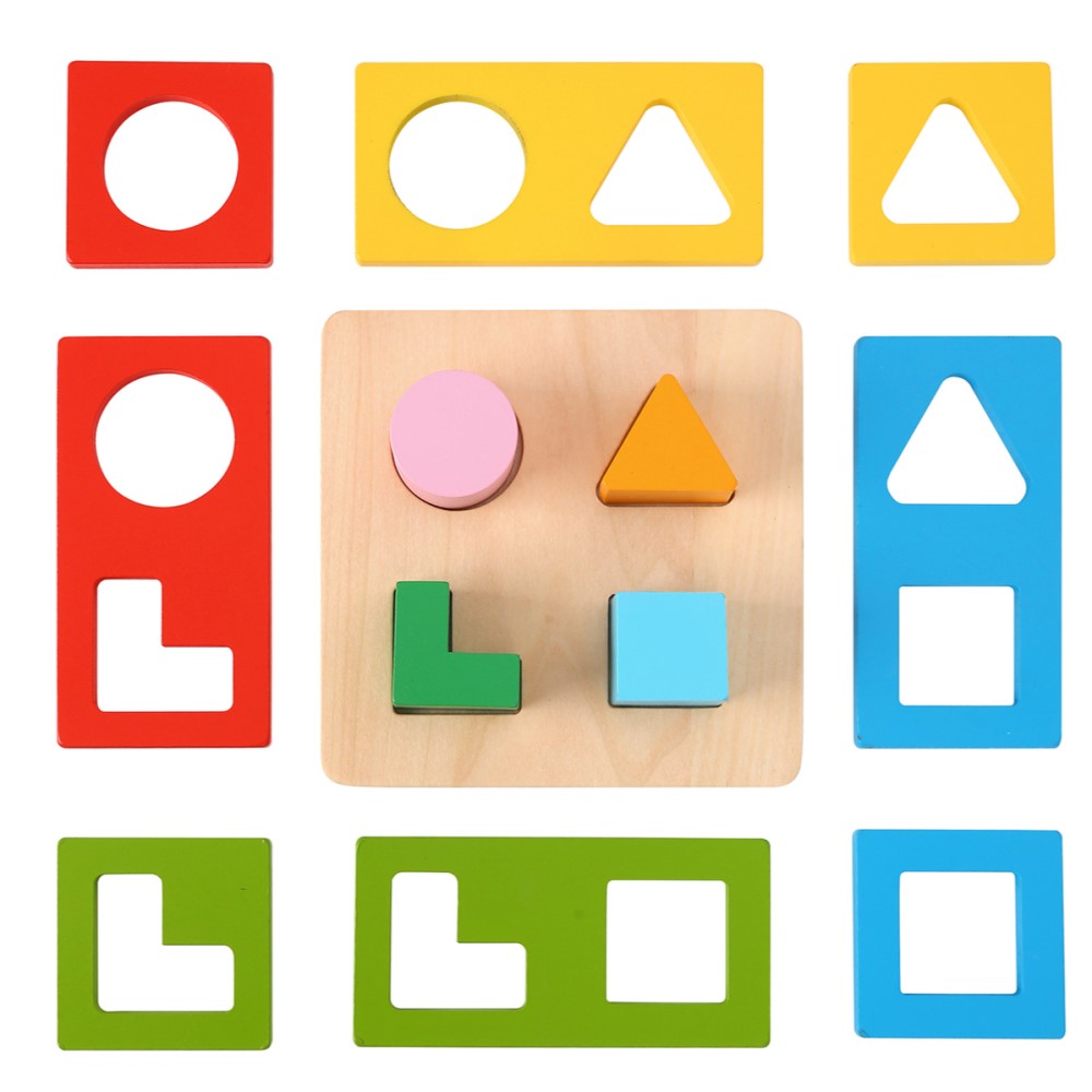 Kids Multi Shape Sorter Tile Game
