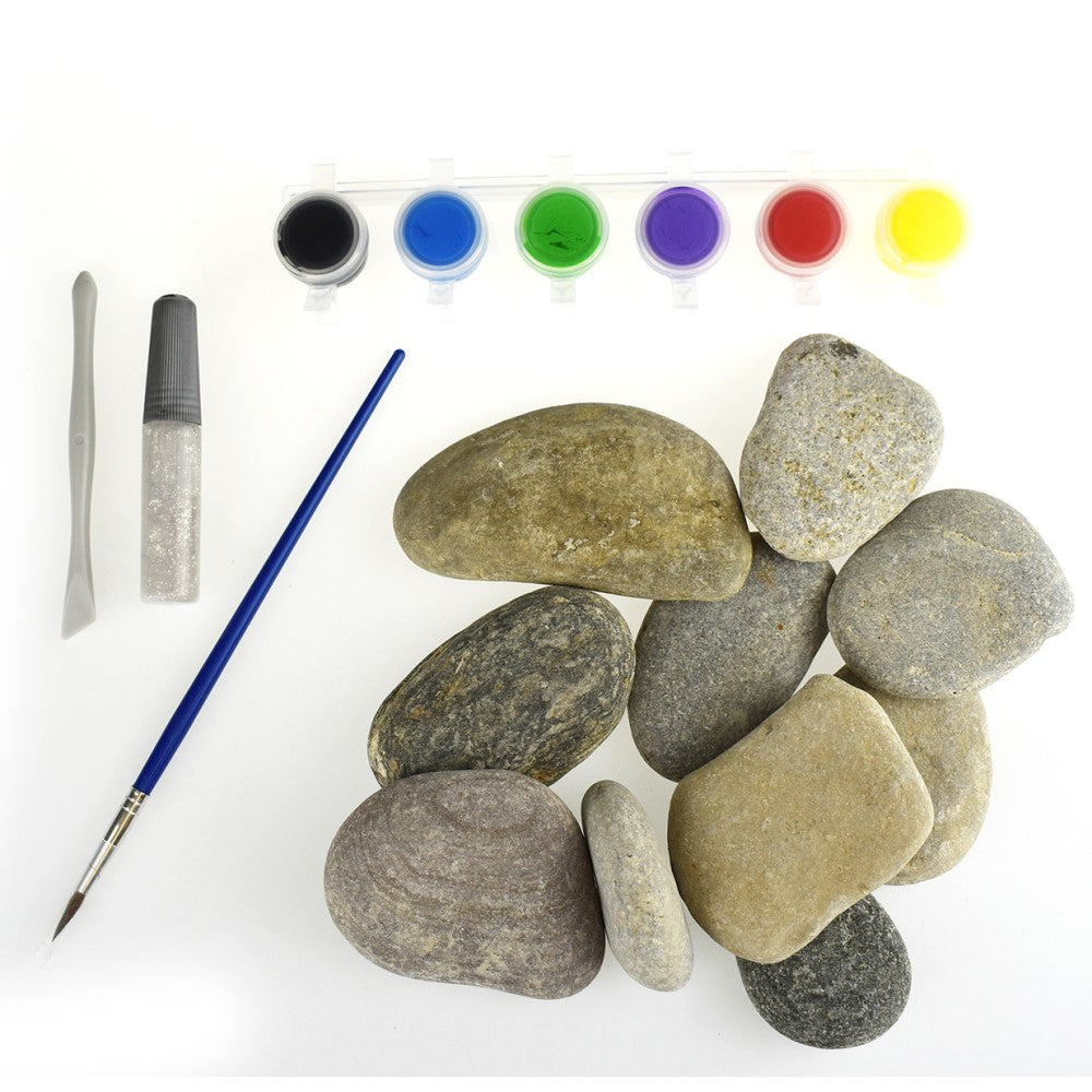 Kids Paint Your Own Painting Rocks Craft Kit