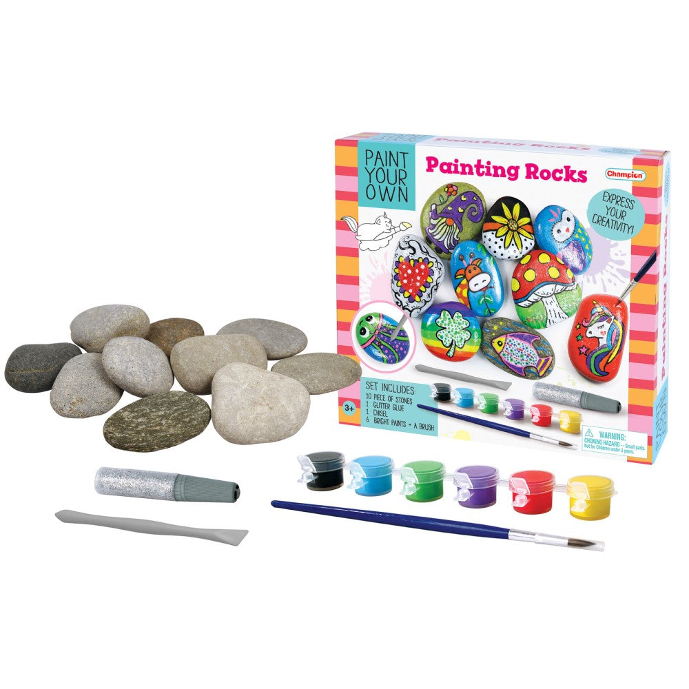 Kids Paint Your Own Painting Rocks Craft Kit
