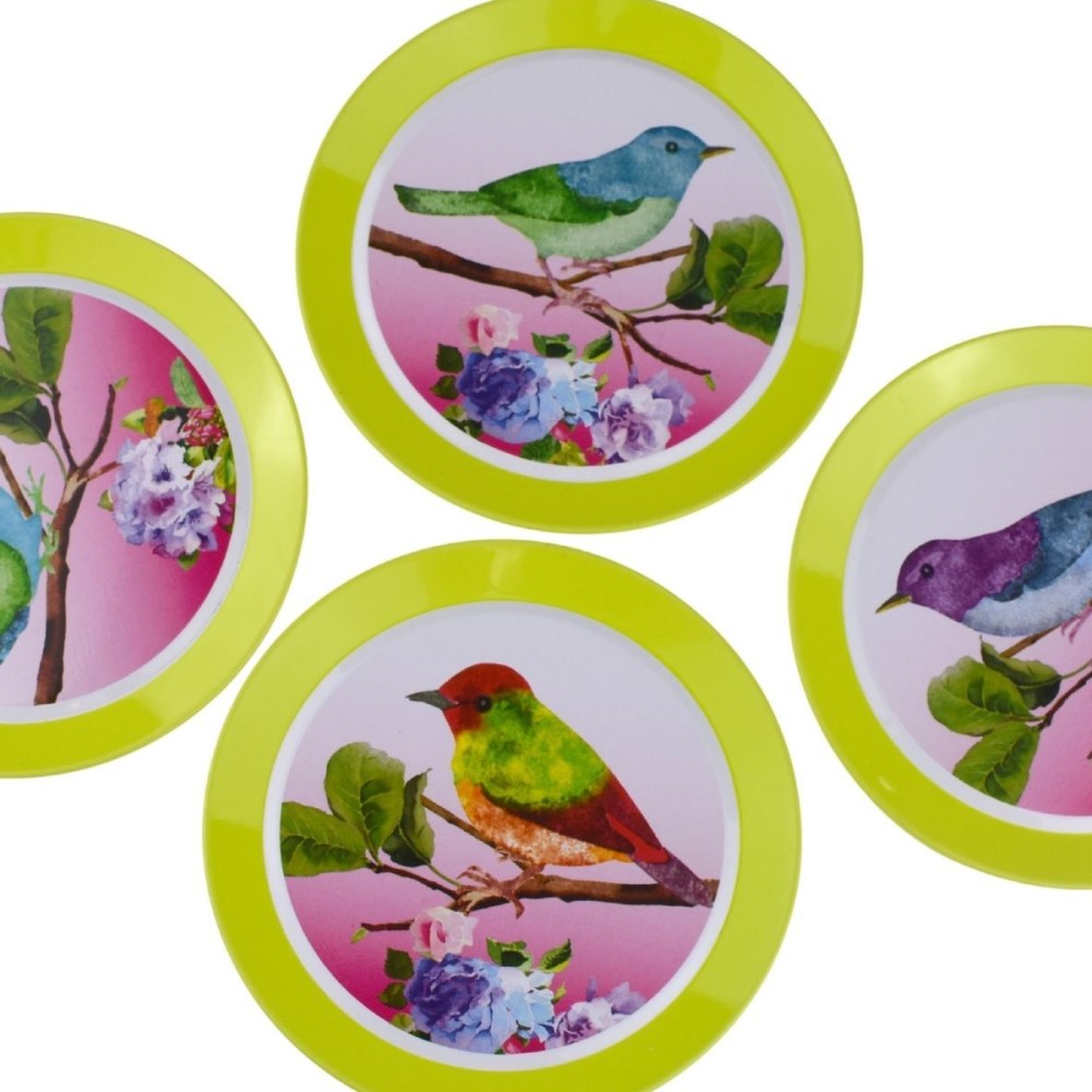 Kids Play Tin Tea Set - Birds 13Pcs