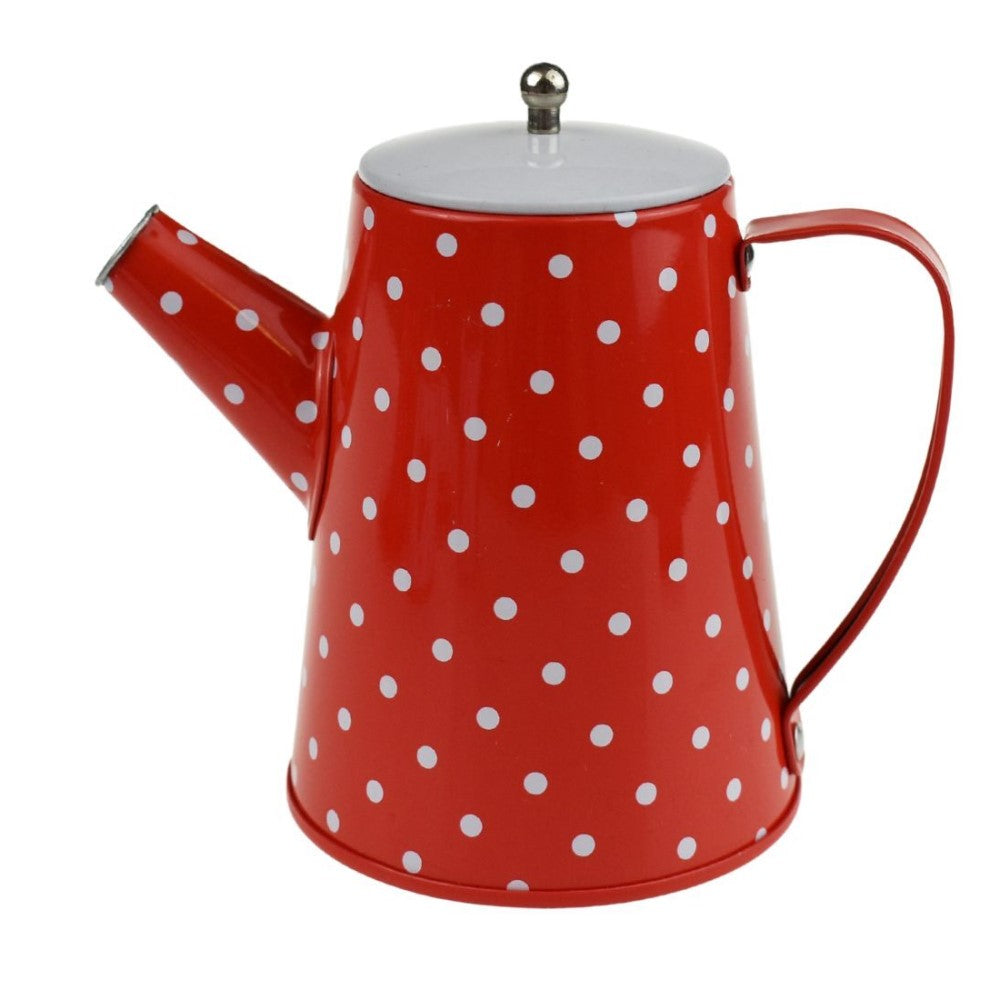 Kids Play Tin Tea Set - Hearts 13Pcs