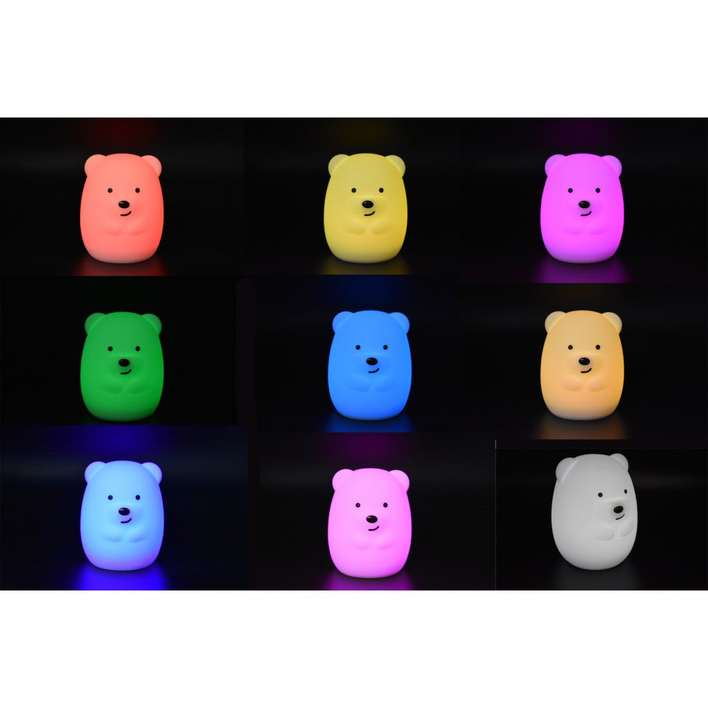 Kids Rechargeable Night Light With Remote Teddy the Bear