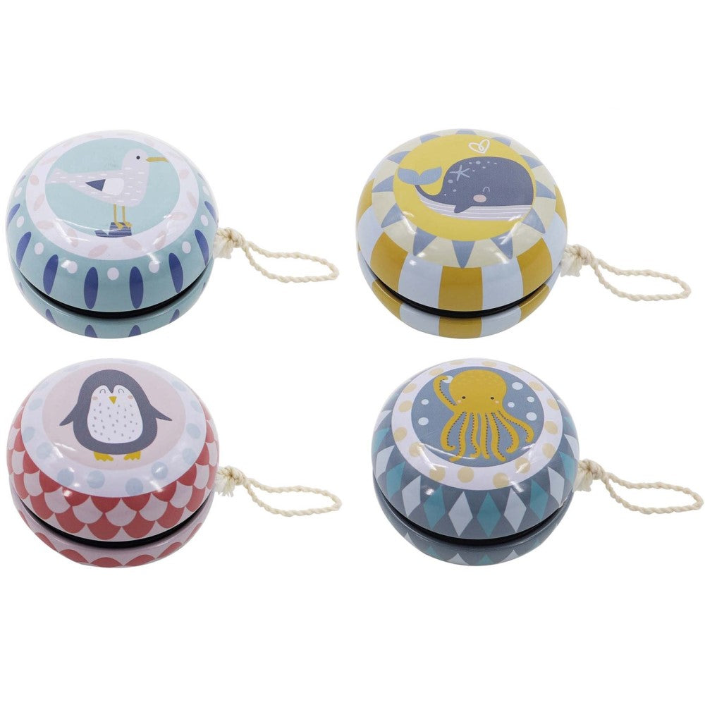 Kids Sea Animal Tin Yo-Yo (Sent At Random)
