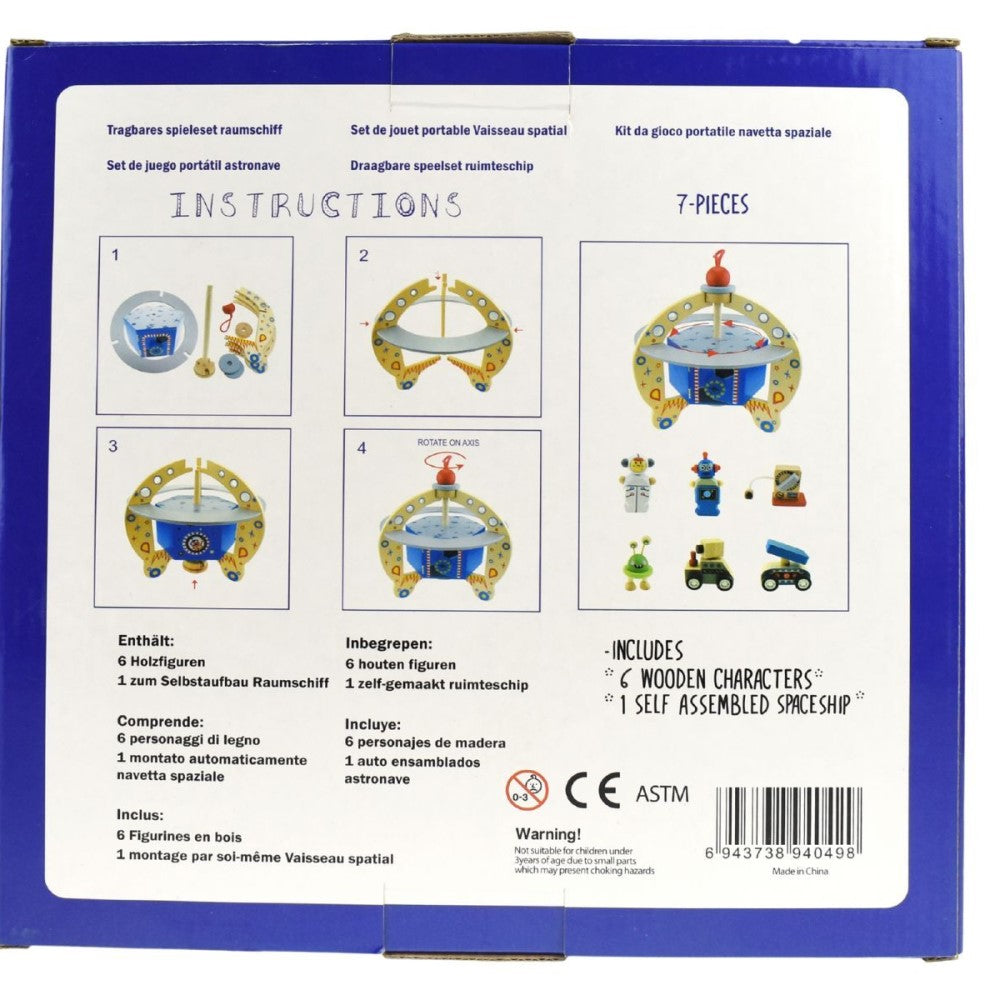 Kids UFO Spaceship Playset