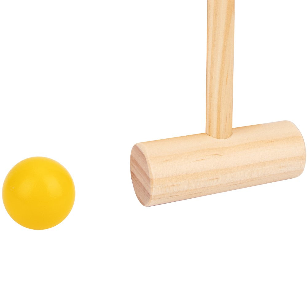 Kids Wooden Croquet Lawn Game