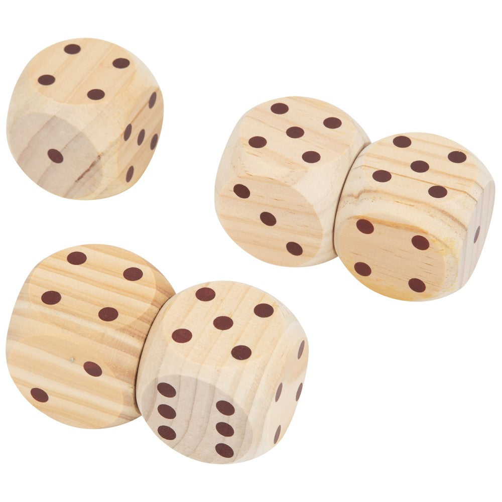 Kids Wooden Dice Lawn Game