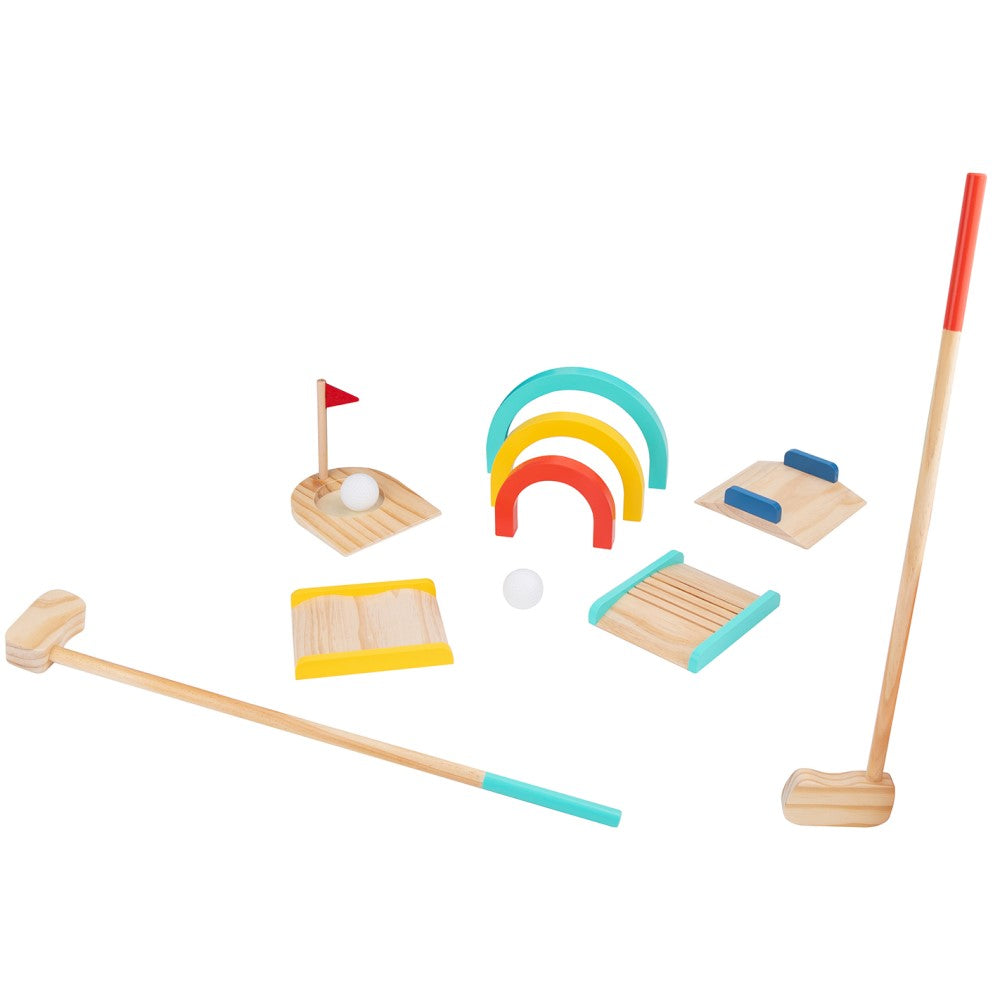 Kids Wooden Golf Lawn Game