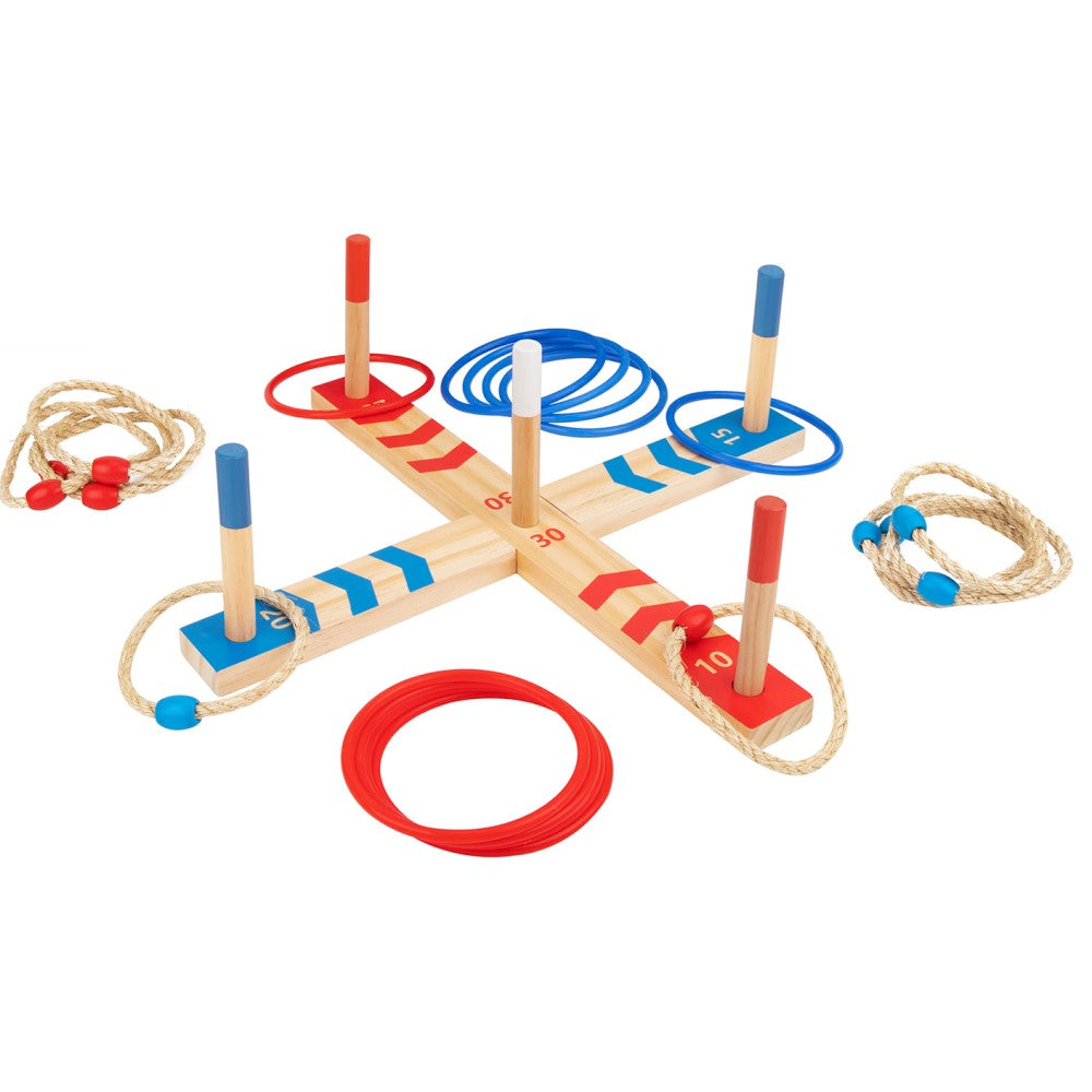 Kids Wooden Ring Toss Lawn Game