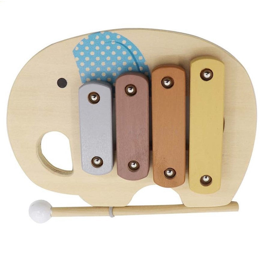 Kids Wooden Xylophone Elephant