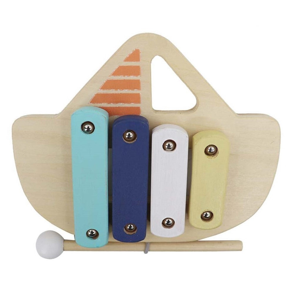 Kids Wooden Xylophone Boat