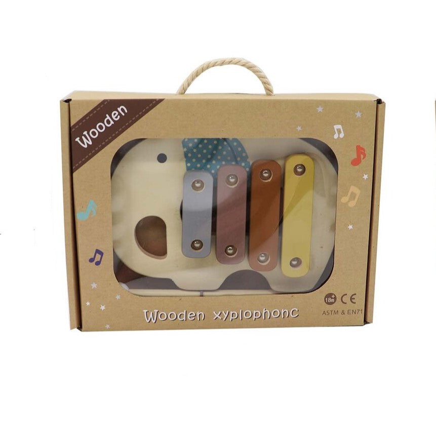 Kids Wooden Xylophone Elephant