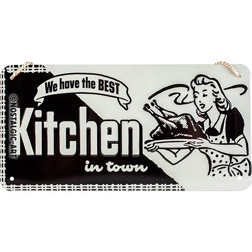 Kitchen - Nostalgic-Art Hanging Sign - 10x20cm