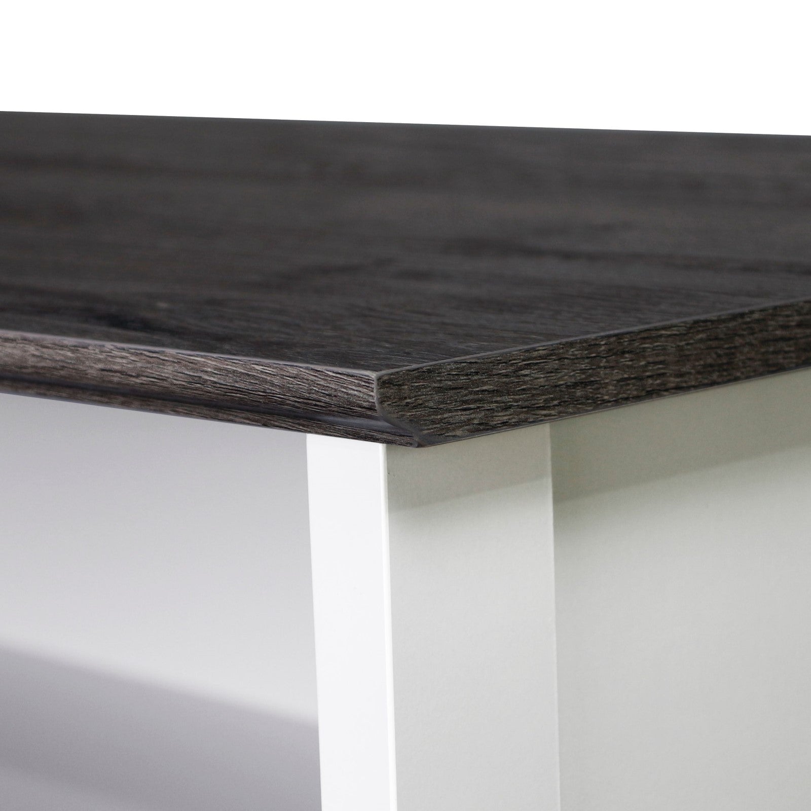 L-Shape Desk with Integrated USB Charging