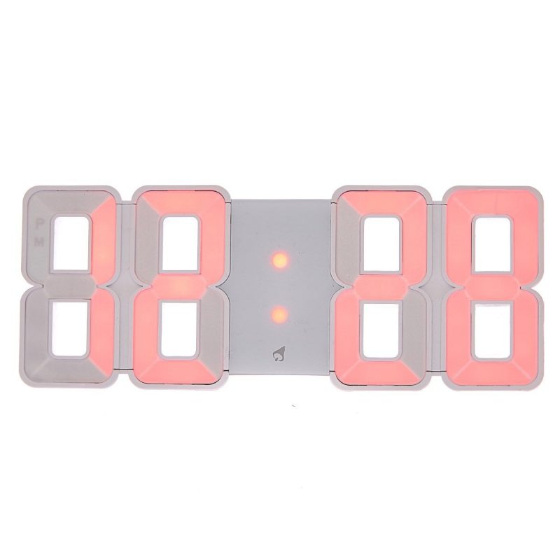LED Elegant USB powered Table Clock - Available in 3 Colors