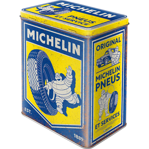 LG Michelin - Vintage - Pet Treat Storage Tin