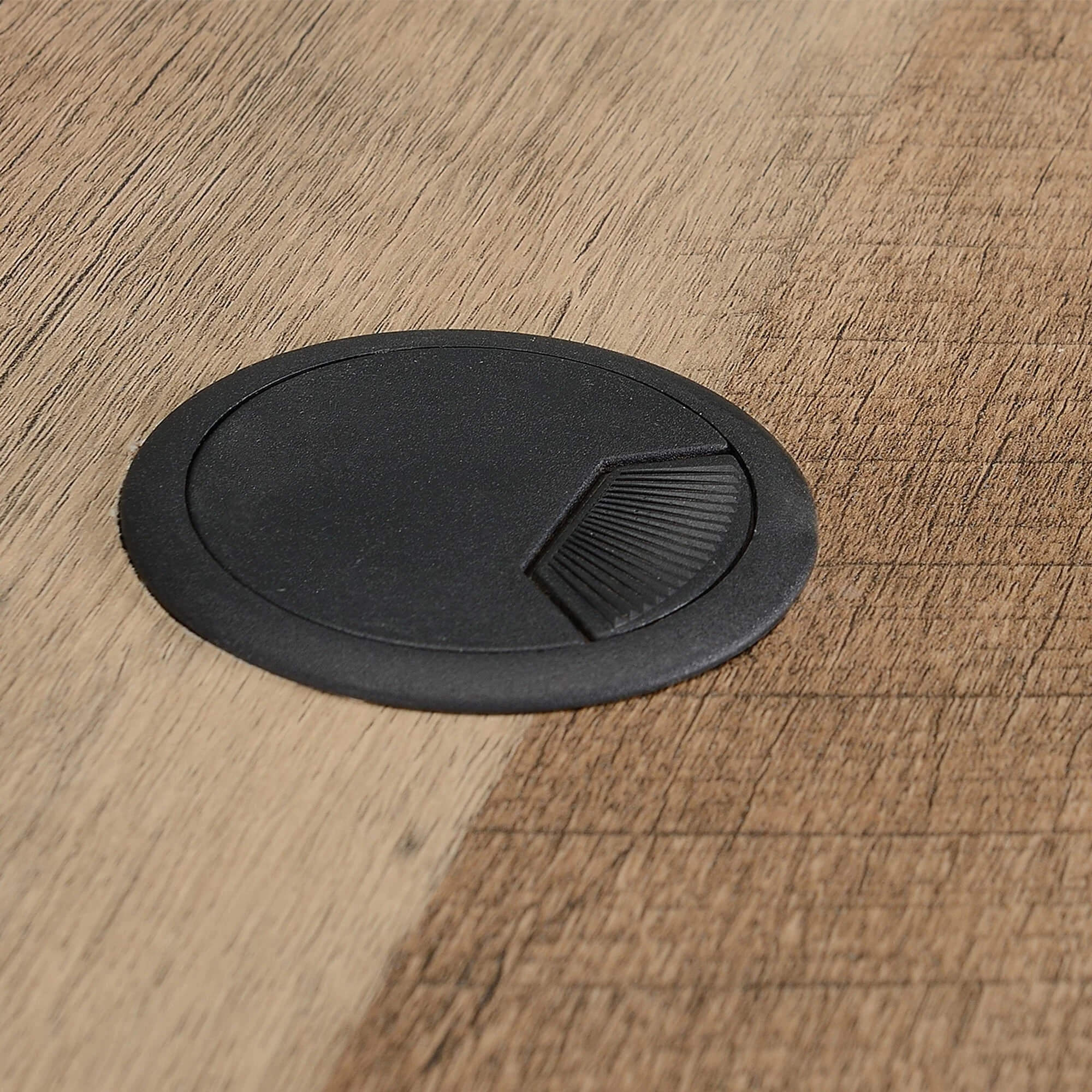 L Shaped Corner Desk Rustic Oak