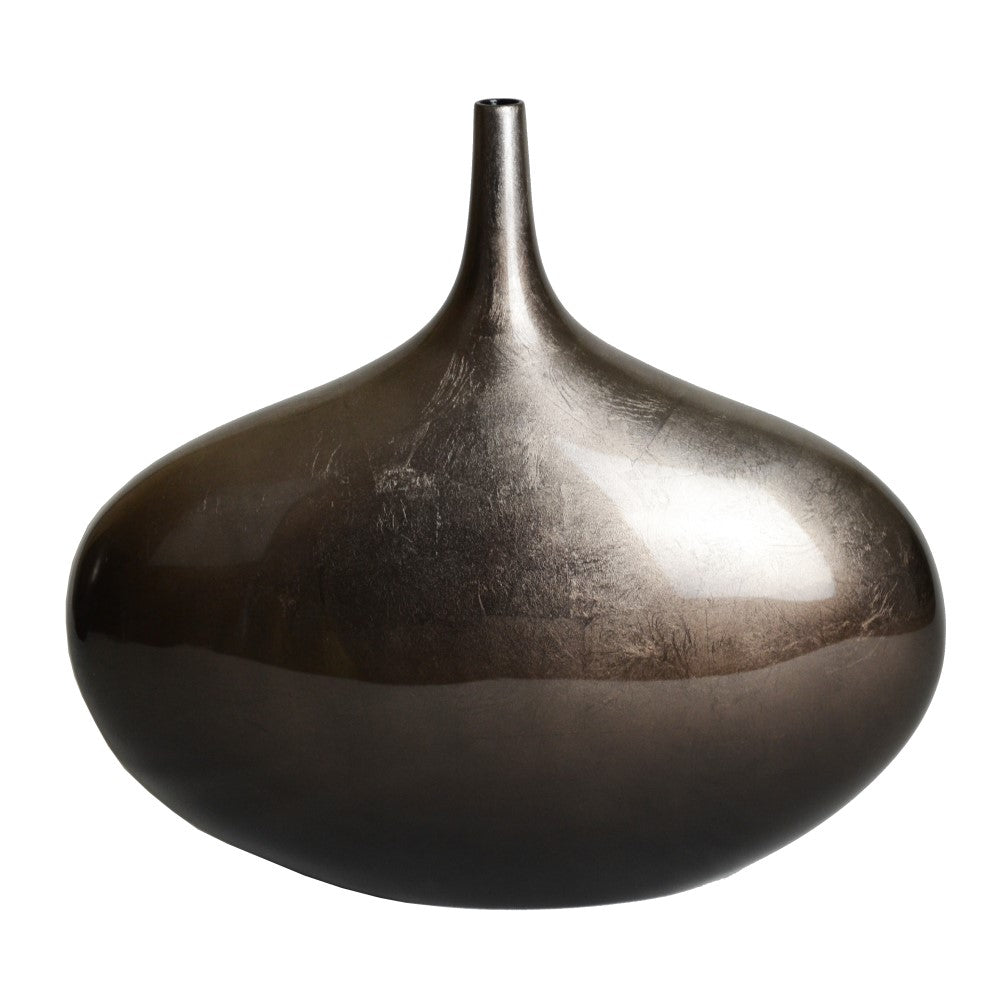 Lacquer Abyssal Allure Vase - Coffee Brown (Available in 2 Styles)