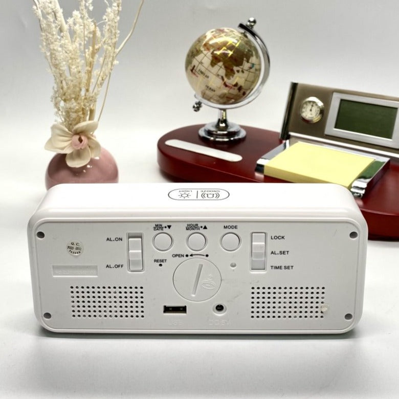 Large Screen LED Table Clock - Available in 3 Colors