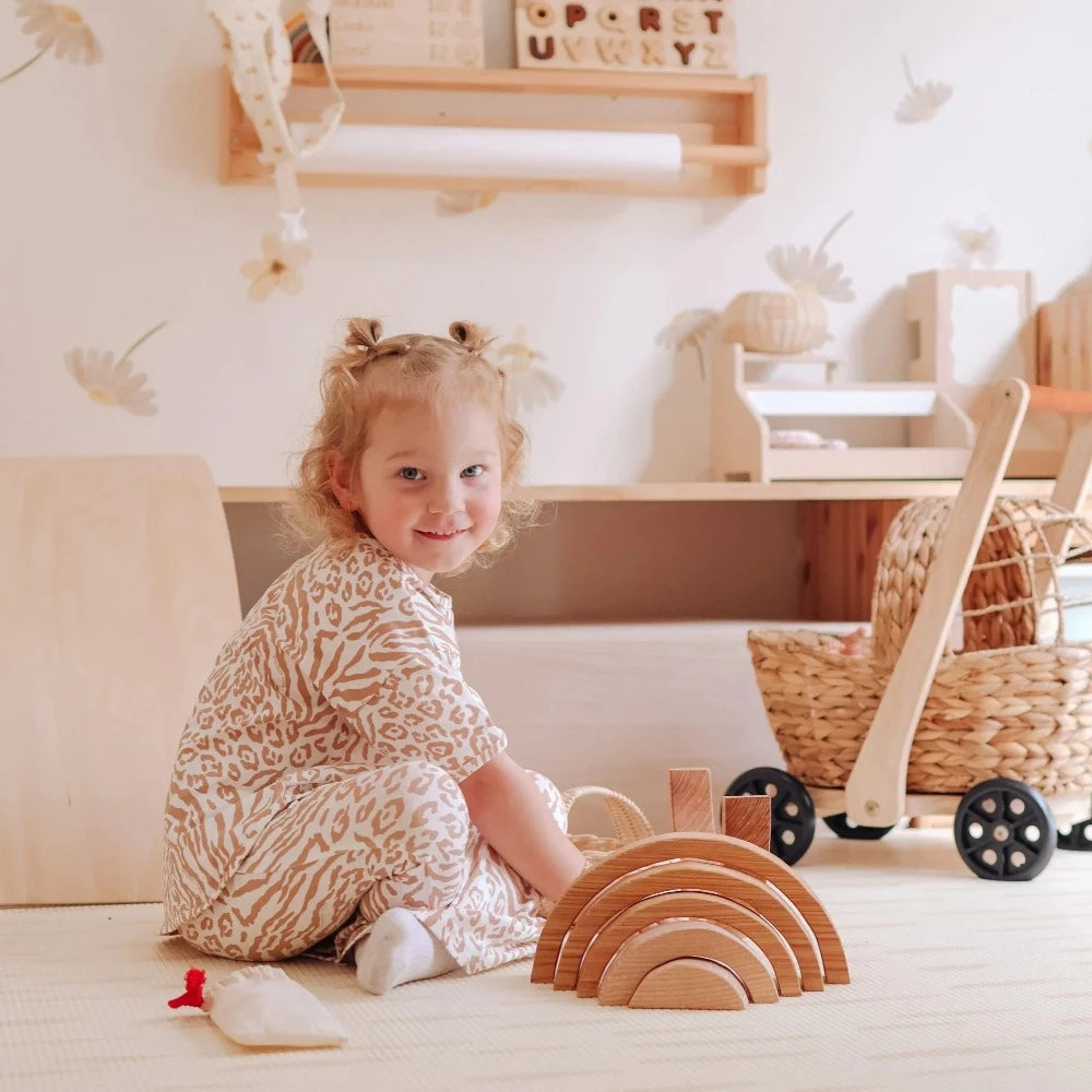 Large Wooden Natural Stacking Blocks
