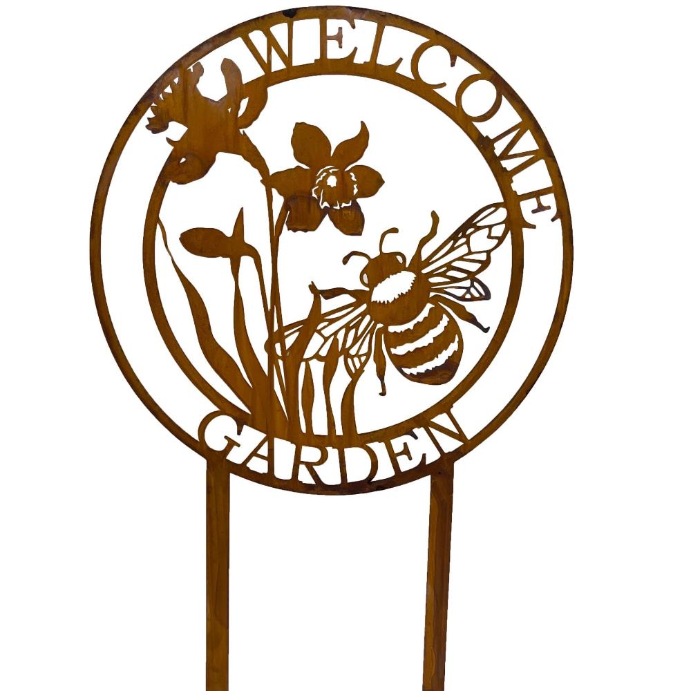 Laser-Cut-Dragonfly-Garden-Stake - 80cms
