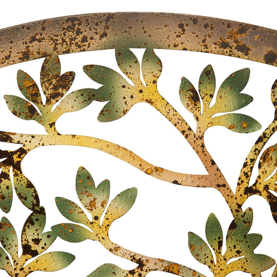 Laser-Cut Colorful Round Tree-of-Life Wall Art - 60x1.3cms