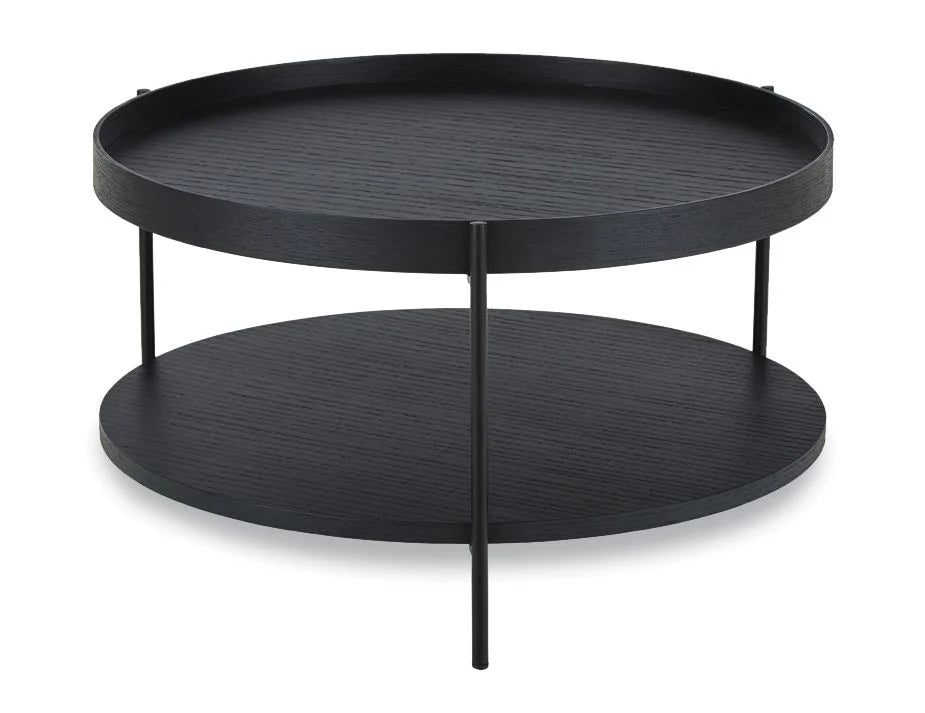 Layered Shadows Wooden Coffee Table 87cms (Available in 2 Colors)