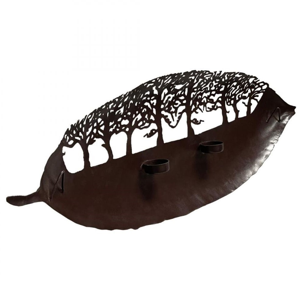 Leaf Shape 3D Tealight Holders Wall Hanging Decor
