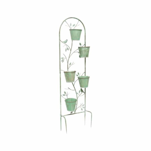 Leafy Arch Garden Stake With 5 Plant Pots