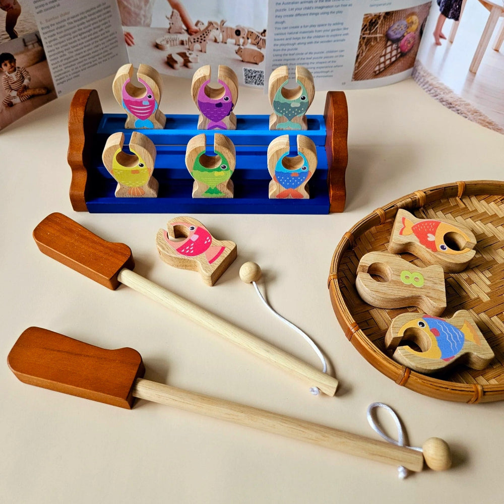 Learn & Play Colorful Fishing Set