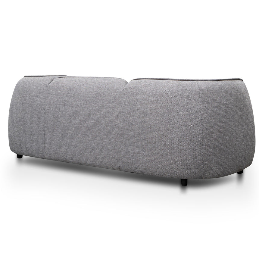 Leisure Luxe 3-Seater Comfy Sofa - Graphite Grey