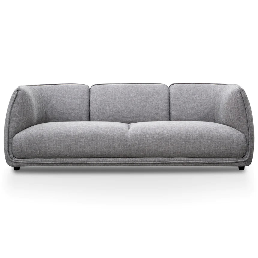 Leisure Luxe 3-Seater Comfy Sofa - Graphite Grey