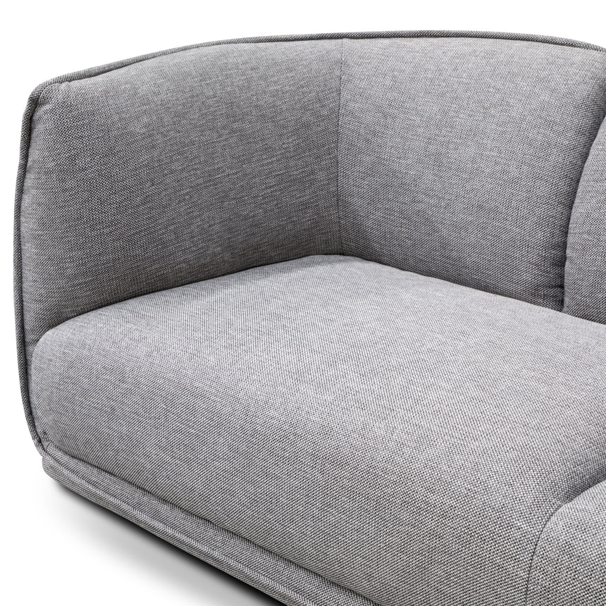 Leisure Luxe 3-Seater Comfy Sofa - Graphite Grey