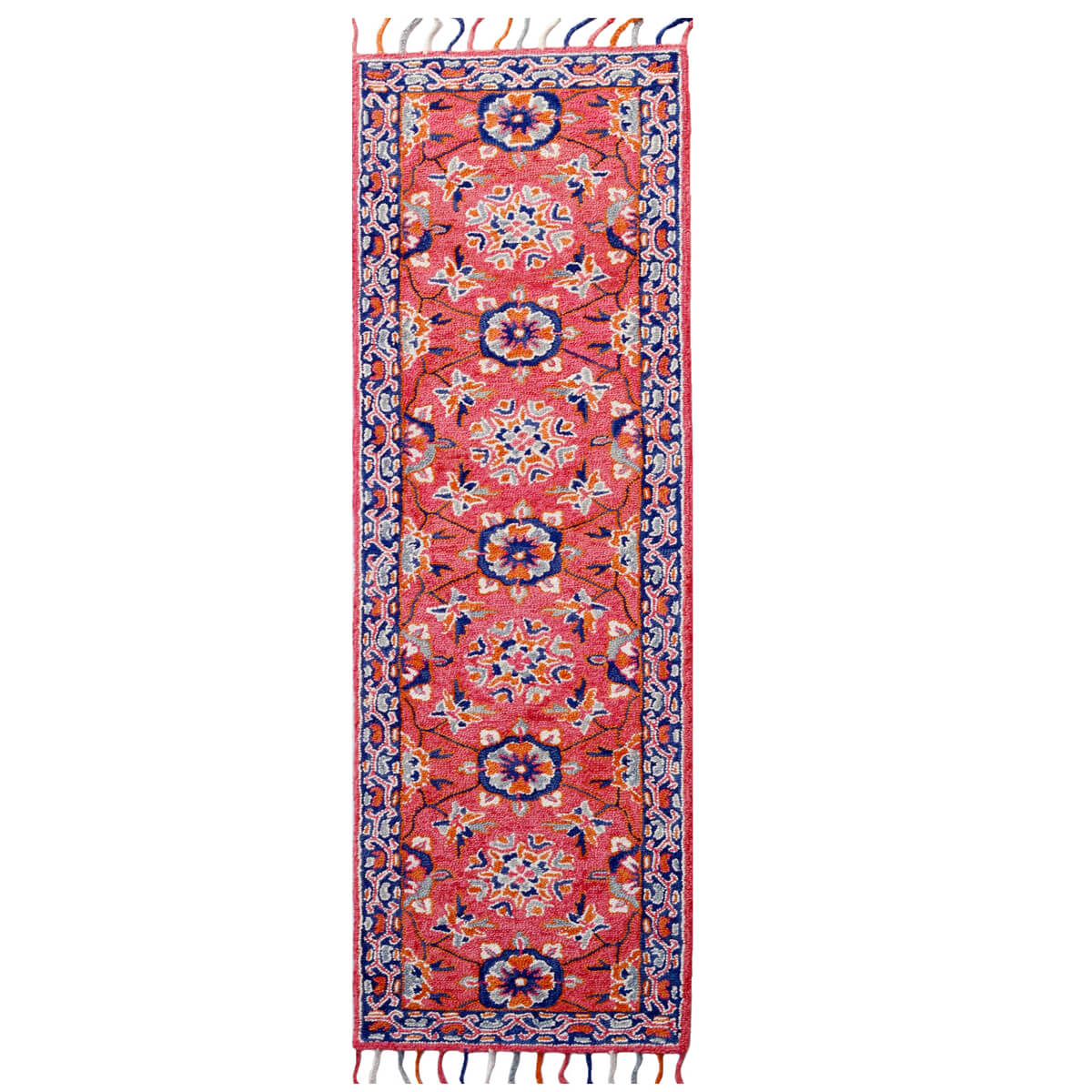 Leland Handmade Woolen Rug - Light Pink - Floor Runner